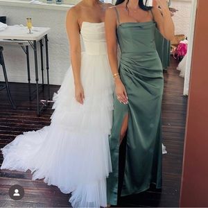 Azazie Kendall + Kylie Silky dress